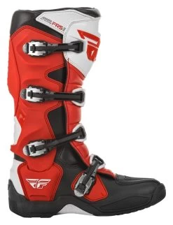 Fly Racing FR5 Boots -Riding Equipment Store fly racing dirt fr5 boot red black white07 red black white 1