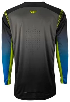 Fly Racing Lite Jersey 27 Fly Racing Lite Jersey -Riding Equipment Store fly racing lite jersey grey blue hi viz yellow 1