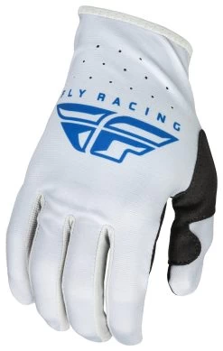 Fly Racing Lite Gloves -Riding Equipment Store fly racing lite youth gloves grey blue