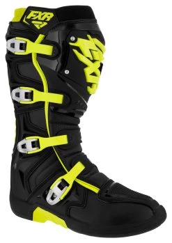 FXR Factory Ride Boots -Riding Equipment Store fxr factory ride boots black hi viz