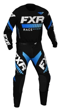 FXR Revo MX Pants -Riding Equipment Store fxr revo mx jersey black blue 2