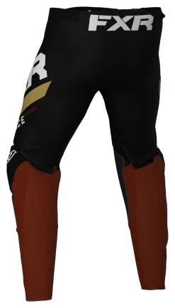 FXR Revo MX Pants -Riding Equipment Store fxr revo mx jersey black rust gold 1