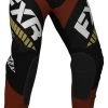 FXR Revo MX Pants -Riding Equipment Store fxr revo mx jersey black rust gold