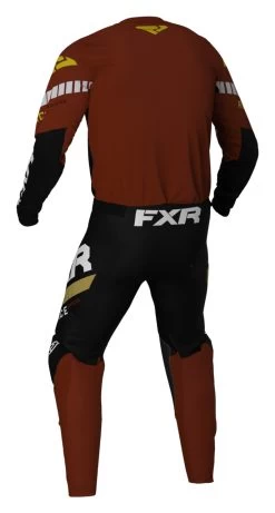 FXR Revo MX Pants -Riding Equipment Store fxr revo mx jersey black rust gold 3