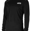 FXR Tenacious Merino Long Sleeve Top -Riding Equipment Store fxr tenacious merino longsleeve heather hi vis black