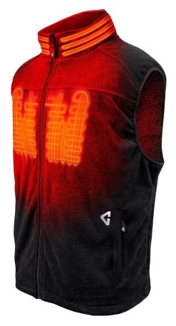 Gerbing 7V Thermite 2.0 Fleece Heated Vest -Riding Equipment Store gerbing7 v thermite20 fleece heated vest black 1