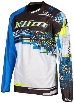 Klim XC Lite Jersey -Riding Equipment Store klim xc lite jersey digital chaos blue