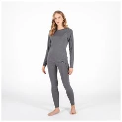 Knox Mia Dual Active Women's Long Sleeve Shirt -Riding Equipment Store knox mia dual active womens long sleeve shirt grey 2