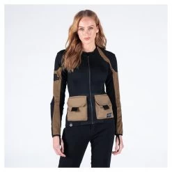 Knox Urbane Pro MK2 Utility Women's Shirt -Riding Equipment Store knox urbane pro mk2 utility womens shirt khaki black