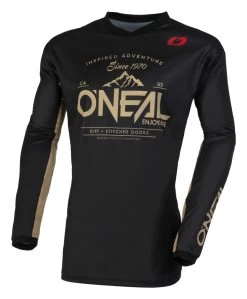 O'Neal Element Dirt Jersey -Riding Equipment Store o neal element dirt jersey black sand