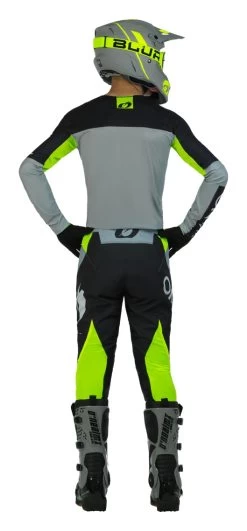O'Neal Mayhem Hexx Pants -Riding Equipment Store o neal mayhem hexx pants grey hi viz yellow 3