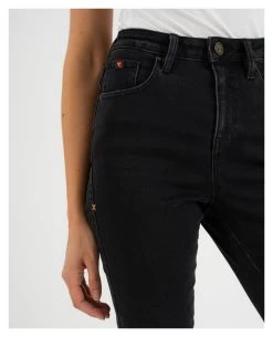 Riding Culture High Waist Women's Jeans -Riding Equipment Store riding culture high waist womens jeans black 3