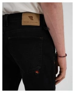 Riding Culture Tapered Slim Jeans -Riding Equipment Store riding culture tapered slim men l32 black 3