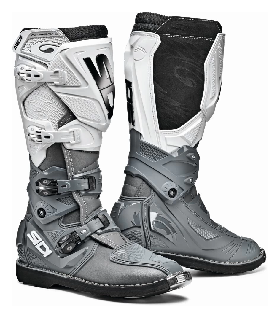 SIDI X-3 Boots Grey/White / 9.5/43 [Blemished - Very Good]