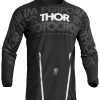 Thor Pulse Mono Jersey -Riding Equipment Store thor pulse mono jersey black white