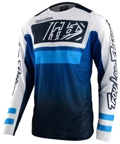 Troy Lee Designs Troy Lee SE Pro Air Lanes Jersey -Riding Equipment Store troy lee se pro air lanes jersey black orange 2