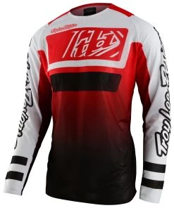 Troy Lee Designs Troy Lee SE Pro Air Lanes Jersey -Riding Equipment Store troy lee se pro air lanes jersey black orange 4