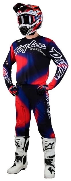 Troy Lee Designs Troy Lee SE Ultra Lucid Jersey -Riding Equipment Store troy lee se ultra lucid jersey black red 2